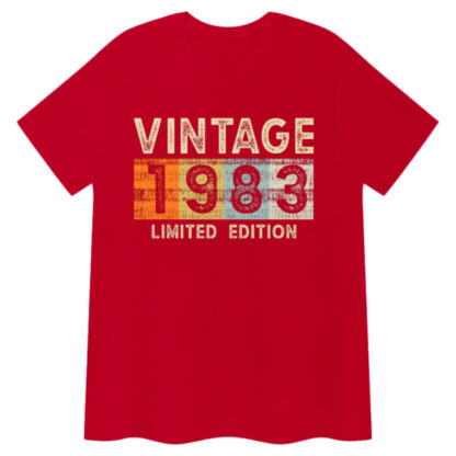 Level Up Your Birthday Game with our 'Vintage 1983 Limited Edition' 40th Birthday Shirt!